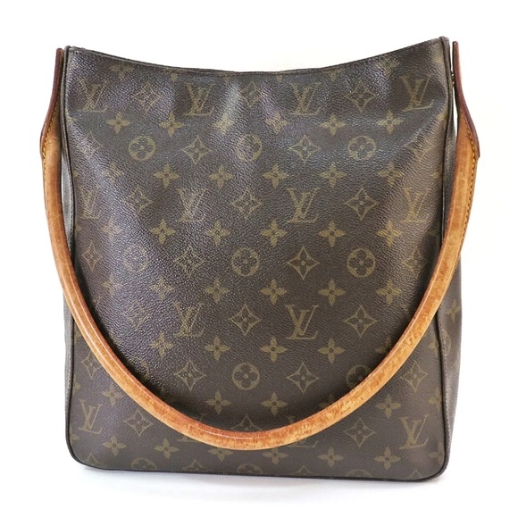 Authentic LOUIS VUITTON Looping GM Monogram Shoulder Tote Bag Purse - Picture 2 of 16
